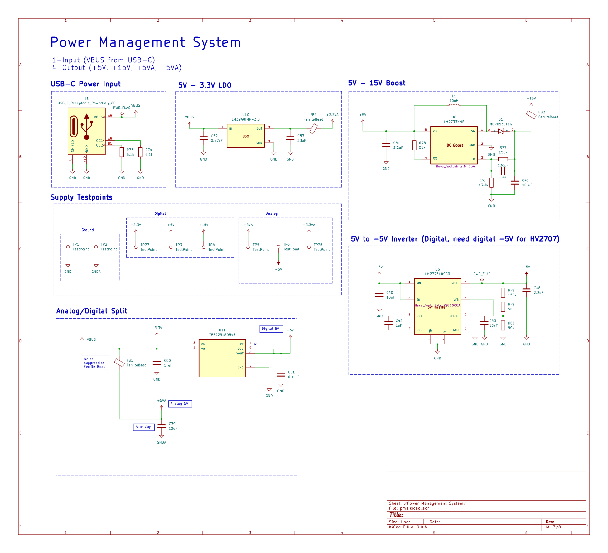 Power management system schematic.